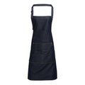 Indigo Denim - Front - Premier Unisex Adult Colours Pocket Full Apron