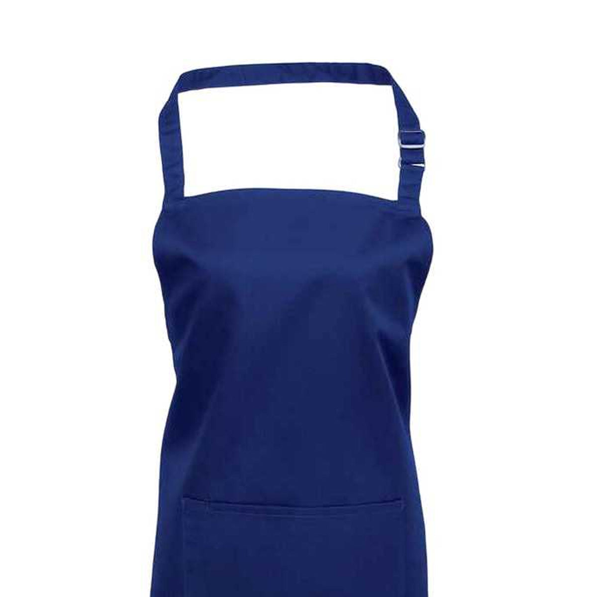 Royal Blue - Back - Premier Unisex Adult Colours Pocket Full Apron