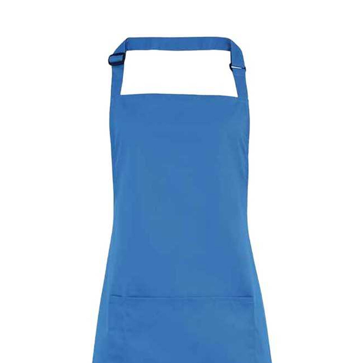 Sapphire Blue - Back - Premier Unisex Adult Colours Pocket Full Apron