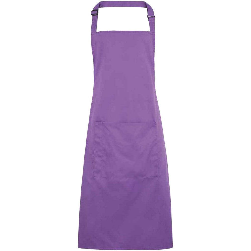 Rich Violet - Front - Premier Unisex Adult Colours Pocket Full Apron