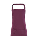 Black Denim - Back - Premier Unisex Adult Colours Pocket Full Apron