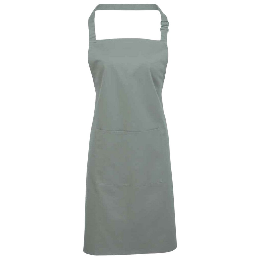 Sage - Front - Premier Unisex Adult Colours Pocket Full Apron