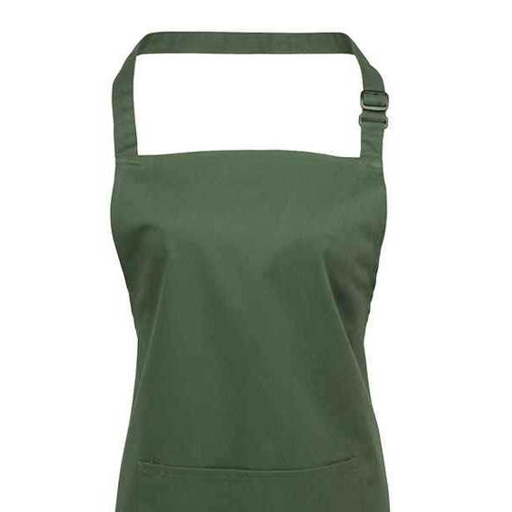 Moss - Back - Premier Unisex Adult Colours Pocket Full Apron