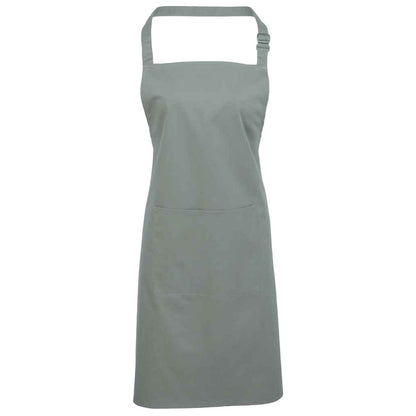 Sage - Front - Premier Unisex Adult Colours Pocket Full Apron