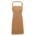 Camel - Front - Premier Unisex Adult Colours Pocket Full Apron