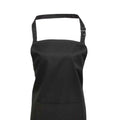 Charcoal - Front - Premier Unisex Adult Colours Pocket Full Apron