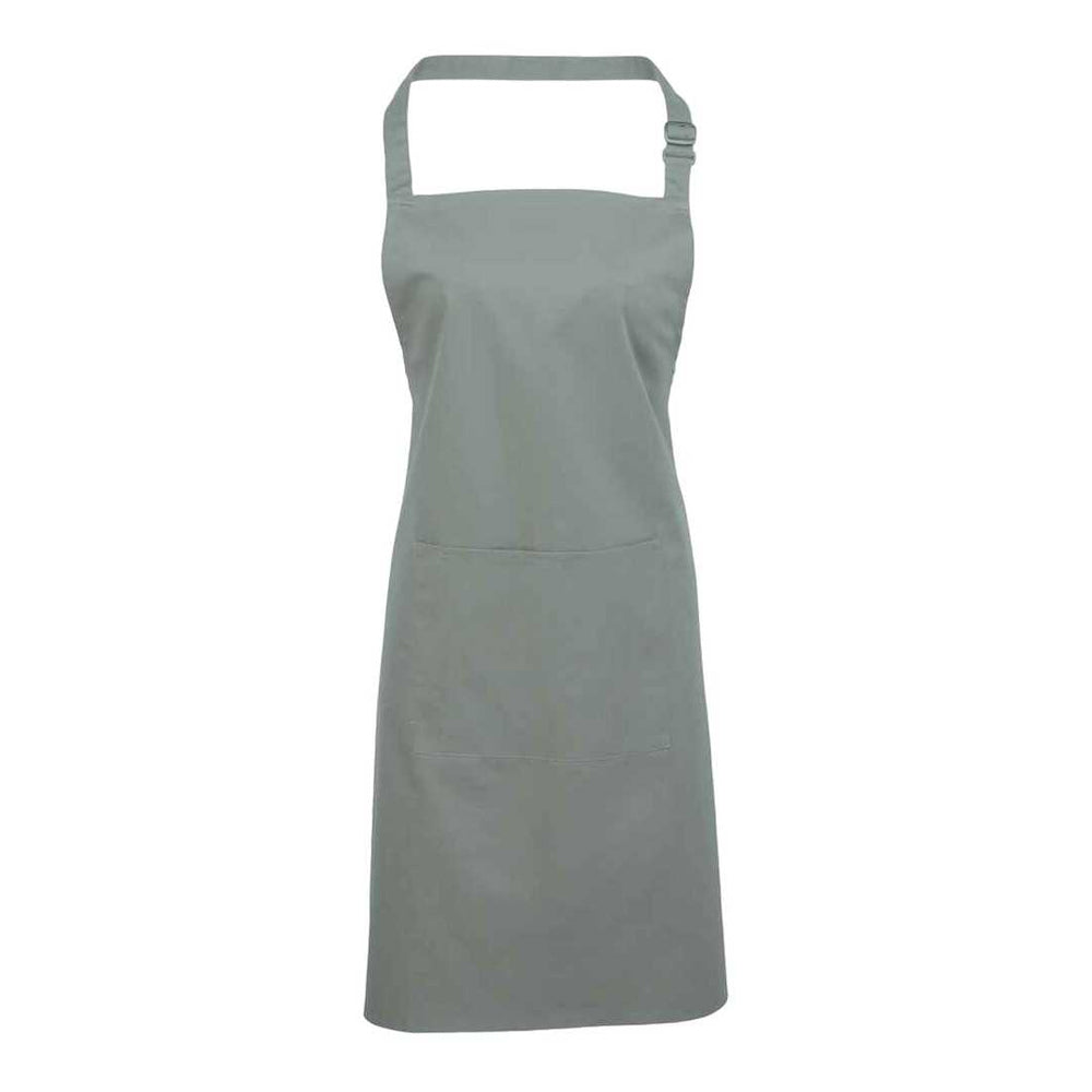 Sage - Front - Premier Unisex Adult Colours Pocket Full Apron