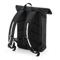 Black - Back - Quadra Urban Commute Roll Top Backpack