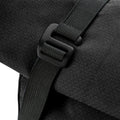 Black - Close up - Quadra Urban Commute Roll Top Backpack