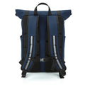 French Navy - Back - Quadra Urban Commute Roll Top Backpack