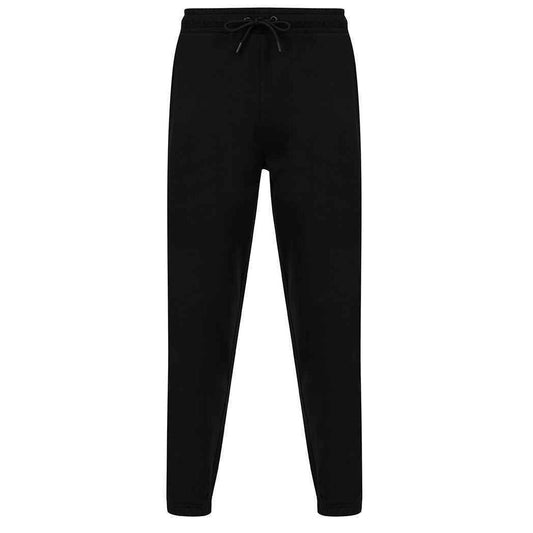 Black - Front - SF Unisex Adult Sustainable Cuffed Jogging Bottoms