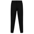 Black - Front - SF Unisex Adult Sustainable Cuffed Jogging Bottoms
