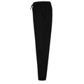 Black - Back - SF Unisex Adult Sustainable Cuffed Jogging Bottoms