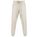 Light Stone - Front - SF Unisex Adult Sustainable Cuffed Jogging Bottoms