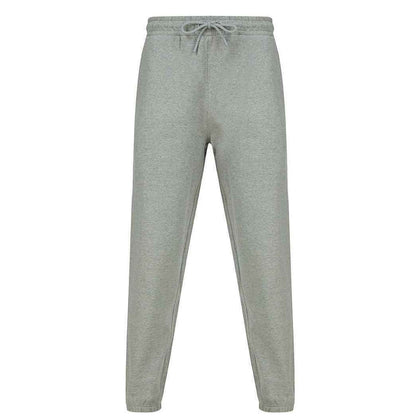 Heather Grey - Front - SF Unisex Adult Sustainable Cuffed Jogging Bottoms