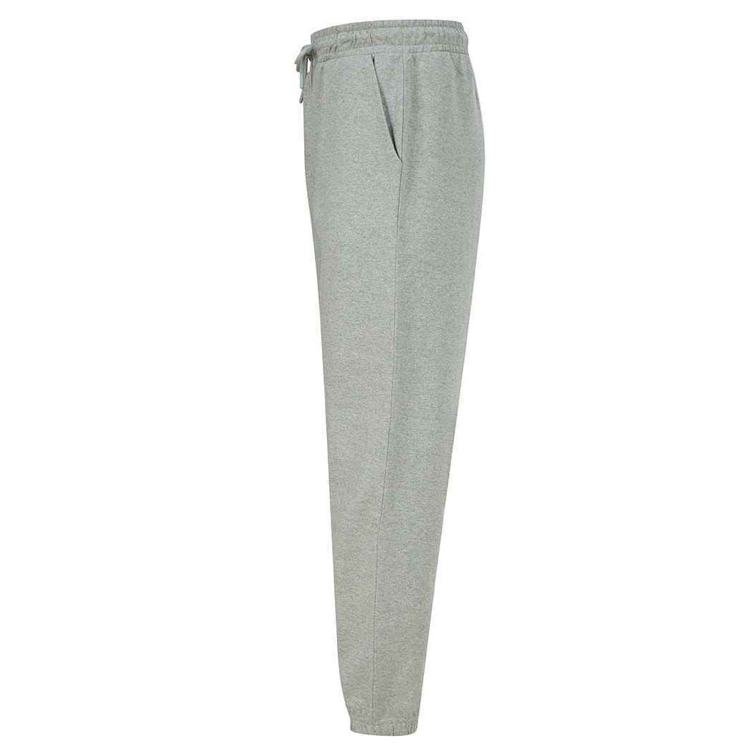 Heather Grey - Side - SF Unisex Adult Sustainable Cuffed Jogging Bottoms