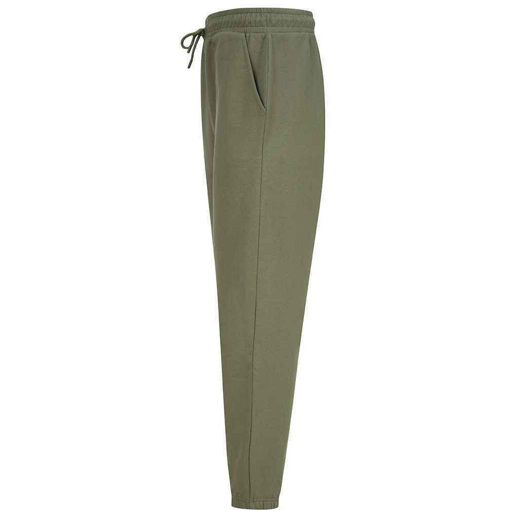 Khaki - Side - SF Unisex Adult Sustainable Cuffed Jogging Bottoms