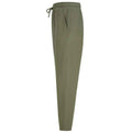 Khaki - Side - SF Unisex Adult Sustainable Cuffed Jogging Bottoms