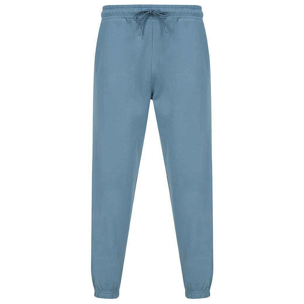 Stone Blue - Front - SF Unisex Adult Sustainable Cuffed Jogging Bottoms