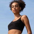 Black - Back - SF Womens-Ladies Sustainable Cropped Camisole