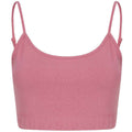 Dusky Pink - Front - SF Womens-Ladies Sustainable Cropped Camisole
