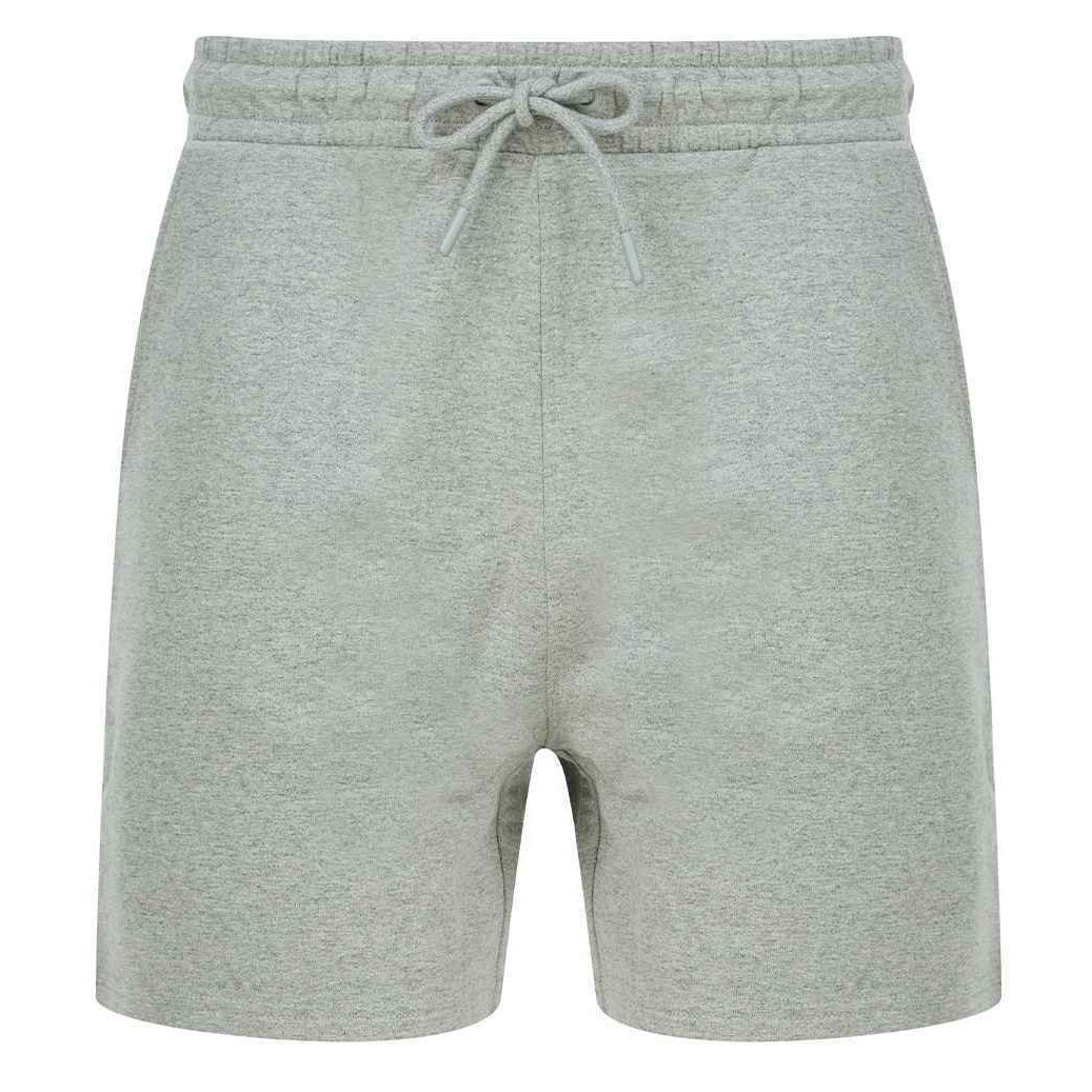 Heather Grey - Front - SF Unisex Adult Sustainable Sweat Shorts