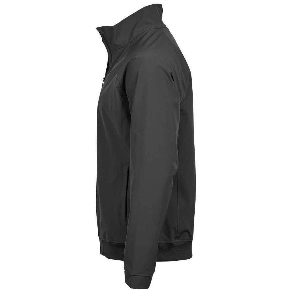 Dark Grey - Back - Tee Jays Unisex Adult Club Jacket
