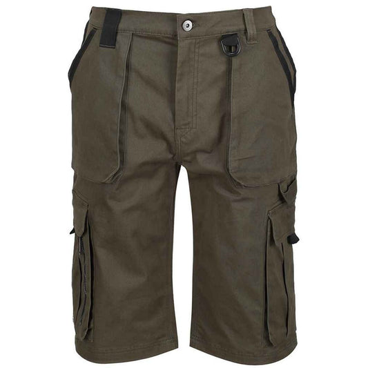 Khaki - Front - Regatta Mens Pro Utility Cargo Shorts