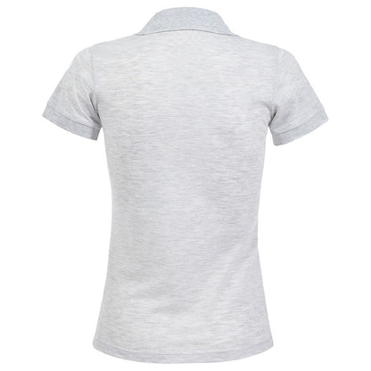 Ash - Back - SOLs Womens-Ladies Prime Pique Polo Shirt