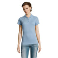 Sky Blue - Side - SOLs Womens-Ladies Prime Pique Polo Shirt