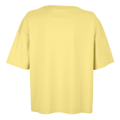 Light Yellow - Back - SOLS Womens-Ladies Boxy Organic Oversized T-Shirt