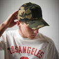 Jungle Camo - Side - Beechfield 5 Panel Removable Patch Baseball Cap