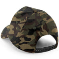 Jungle Camo - Pack Shot - Beechfield 5 Panel Removable Patch Baseball Cap