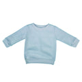 Dusty Blue - Front - Babybugz Baby Essential Sweatshirt