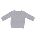 Heather Marl - Front - Babybugz Baby Essential Sweatshirt