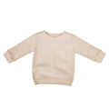 Natural - Front - Babybugz Baby Essential Sweatshirt