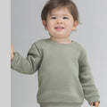 Soft Olive - Back - Babybugz Baby Essential Sweatshirt