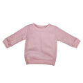 Soft Pink - Front - Babybugz Baby Essential Sweatshirt