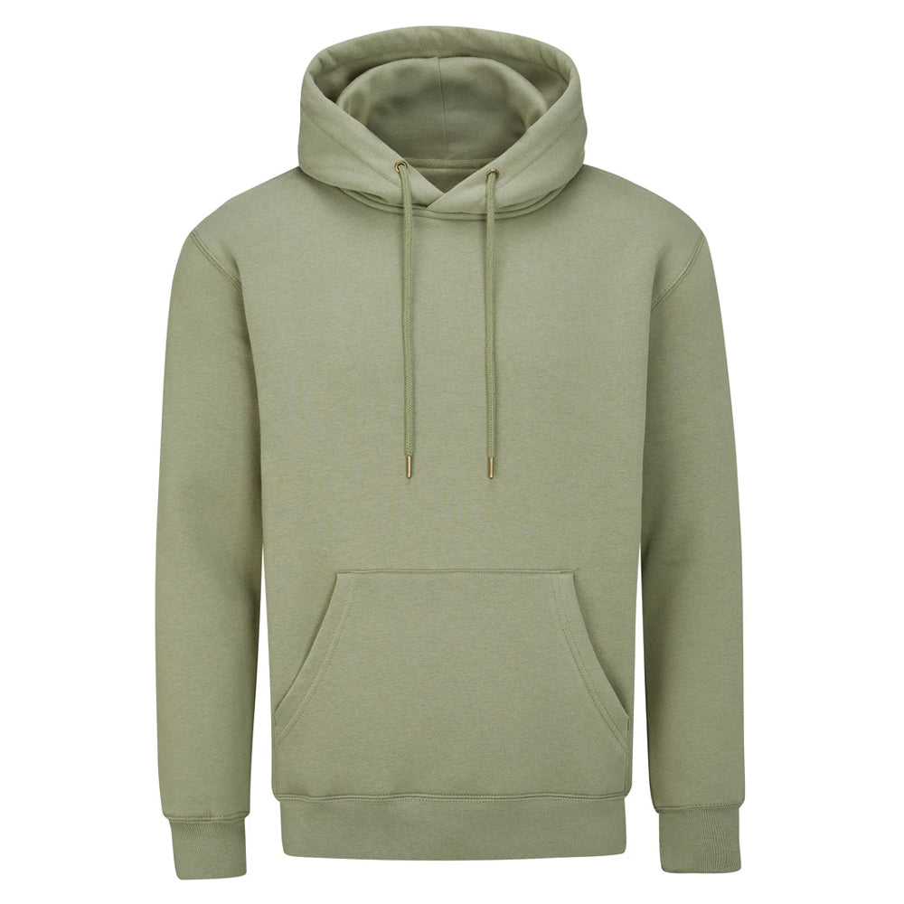 Soft Olive - Front - Mantis Unisex Adult Essential Hoodie