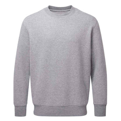Heather Marl - Front - Mantis Unisex Adult Essential Sweatshirt