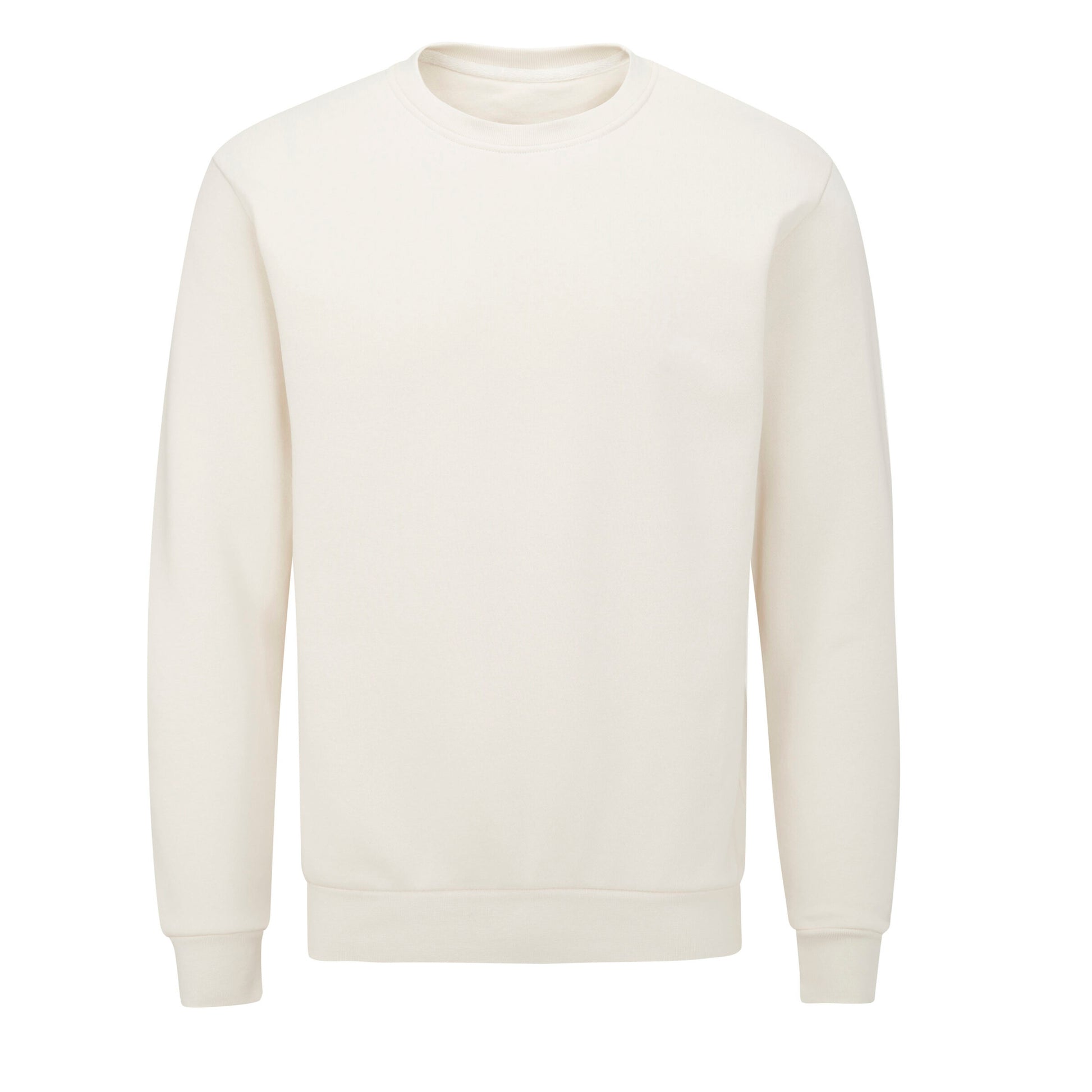 Natural - Front - Mantis Unisex Adult Essential Sweatshirt