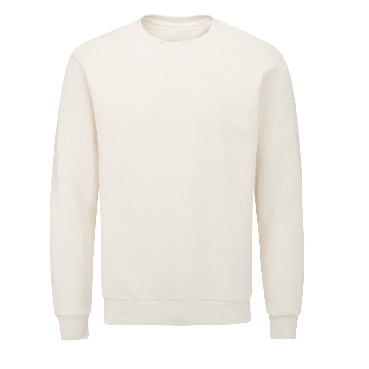 Natural - Front - Mantis Unisex Adult Essential Sweatshirt