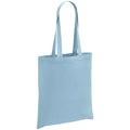 Light Blue - Front - Brand Lab Cotton Long Handle Shopper Bag