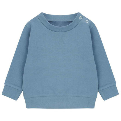 Stone Blue - Front - Larkwood Childrens-Kids Sustainable Sweatshirt