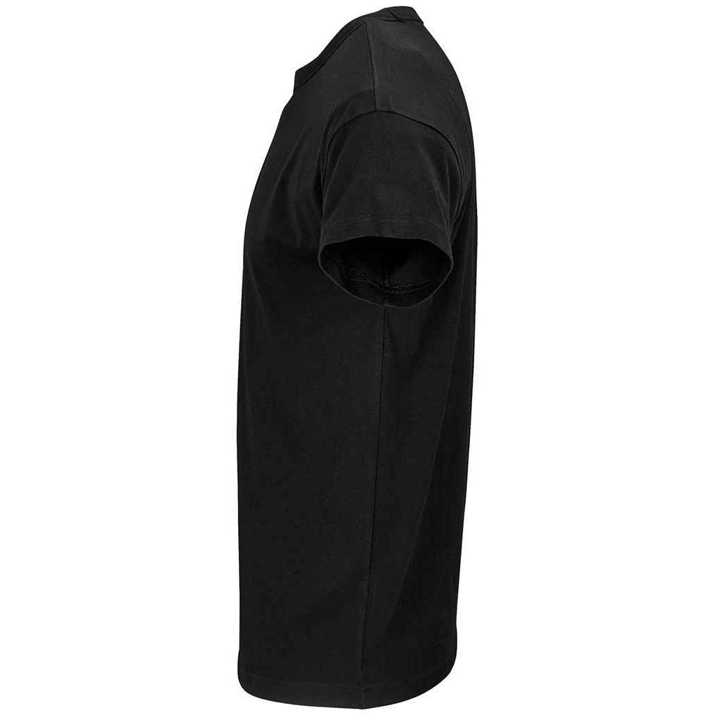 Deep Black - Back - SOLS Mens Boxy Organic Oversized T-Shirt