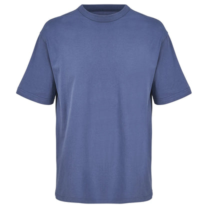 Denim - Front - SOLS Mens Boxy Organic Oversized T-Shirt