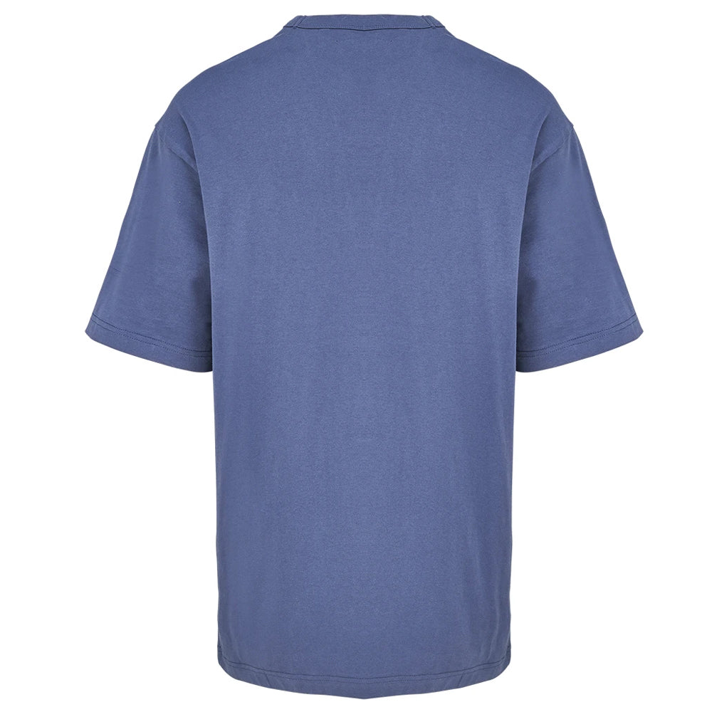 Denim - Back - SOLS Mens Boxy Organic Oversized T-Shirt