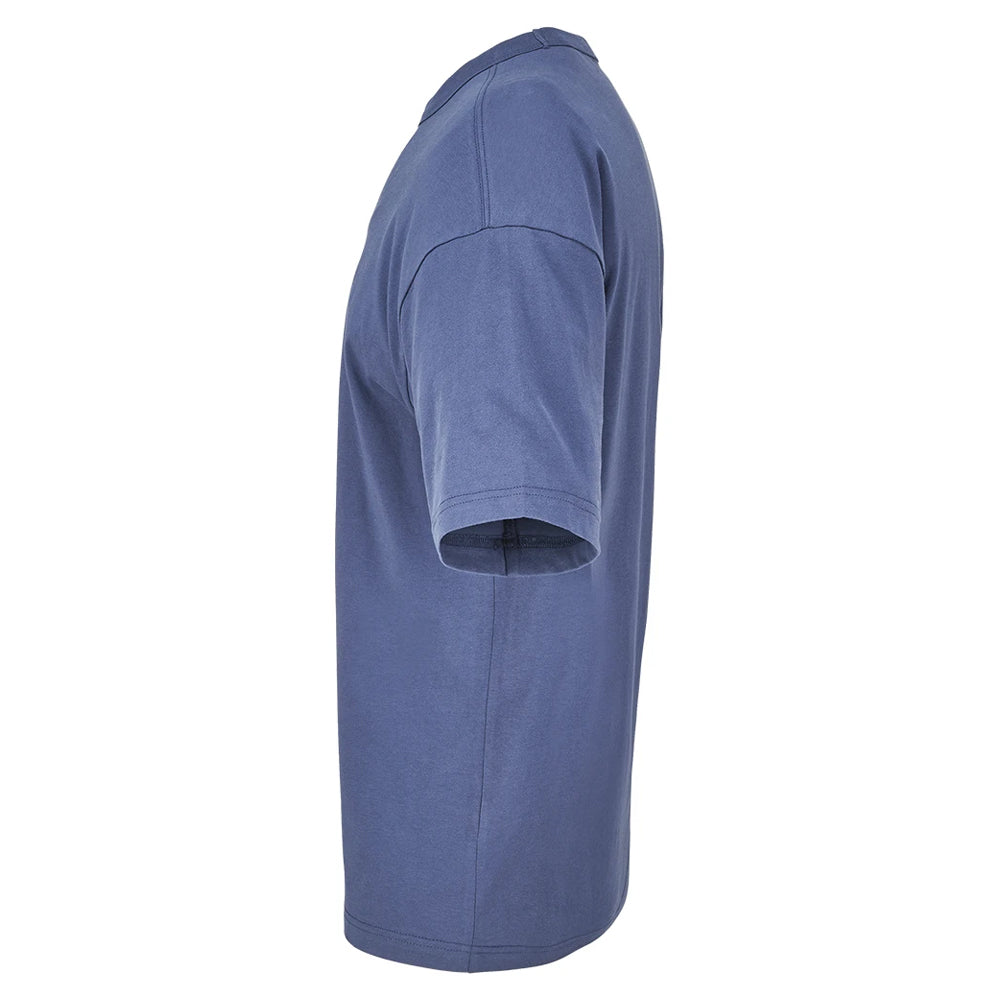 Denim - Side - SOLS Mens Boxy Organic Oversized T-Shirt