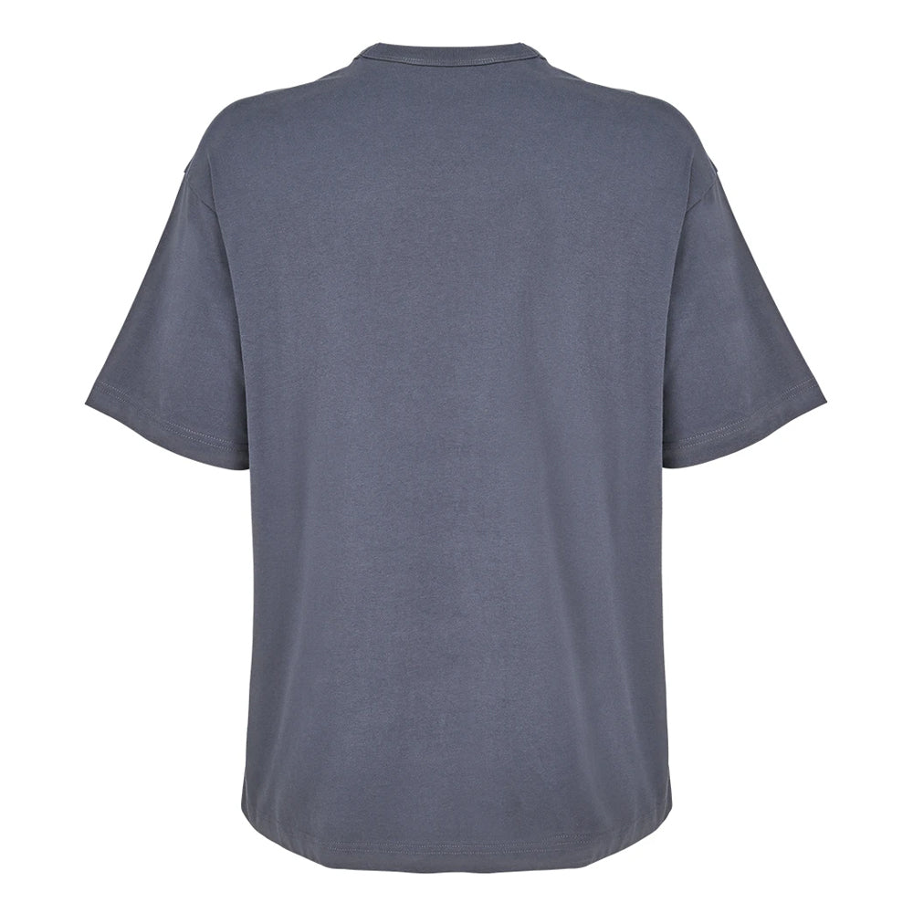 Mouse Grey - Back - SOLS Mens Boxy Organic Oversized T-Shirt
