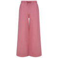 Dusky Pink - Front - SF Womens-Ladies Sustainable Wide Leg Jogging Bottoms